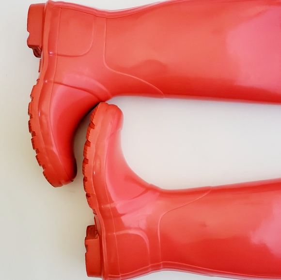 ๐Rain Hunter Boots Like New Tall Gloss๐ - Picture 8 of 16